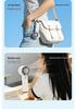 Rechargeable 3-in-1 Mini Handheld Fan: High Wind Power, Multi-Speed, Portable, Outdoor Use.