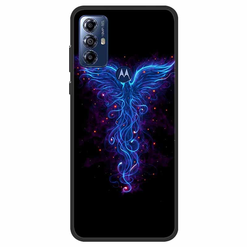 Für Motorola Moto G Play 2023 Hülle Weiche Silikon-Rückseite für Moto G Play 2023 Hülle GPlay 2023 Schwarze Handyhülle