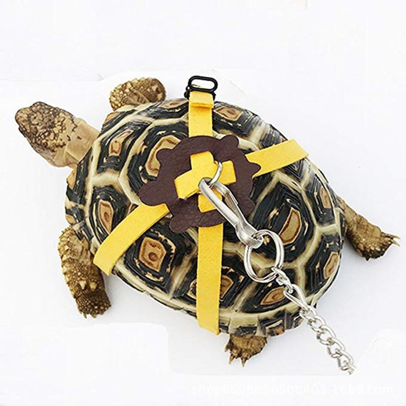 Pet Harness Reptile Leash Turtle Lizard Adjustable Outdoor Training Soft Strap Tortoise Reptile Adjustable Leashes