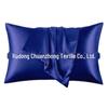 Multi-color Satin Imitation Silk Pillowcase Pair for Trade