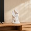 Family of 3 Figurine, 3D Printed Parents And Kids Statue, Minimalist Abstract Family Sculpture for Living Room Bedroom Shelf Desk Decor