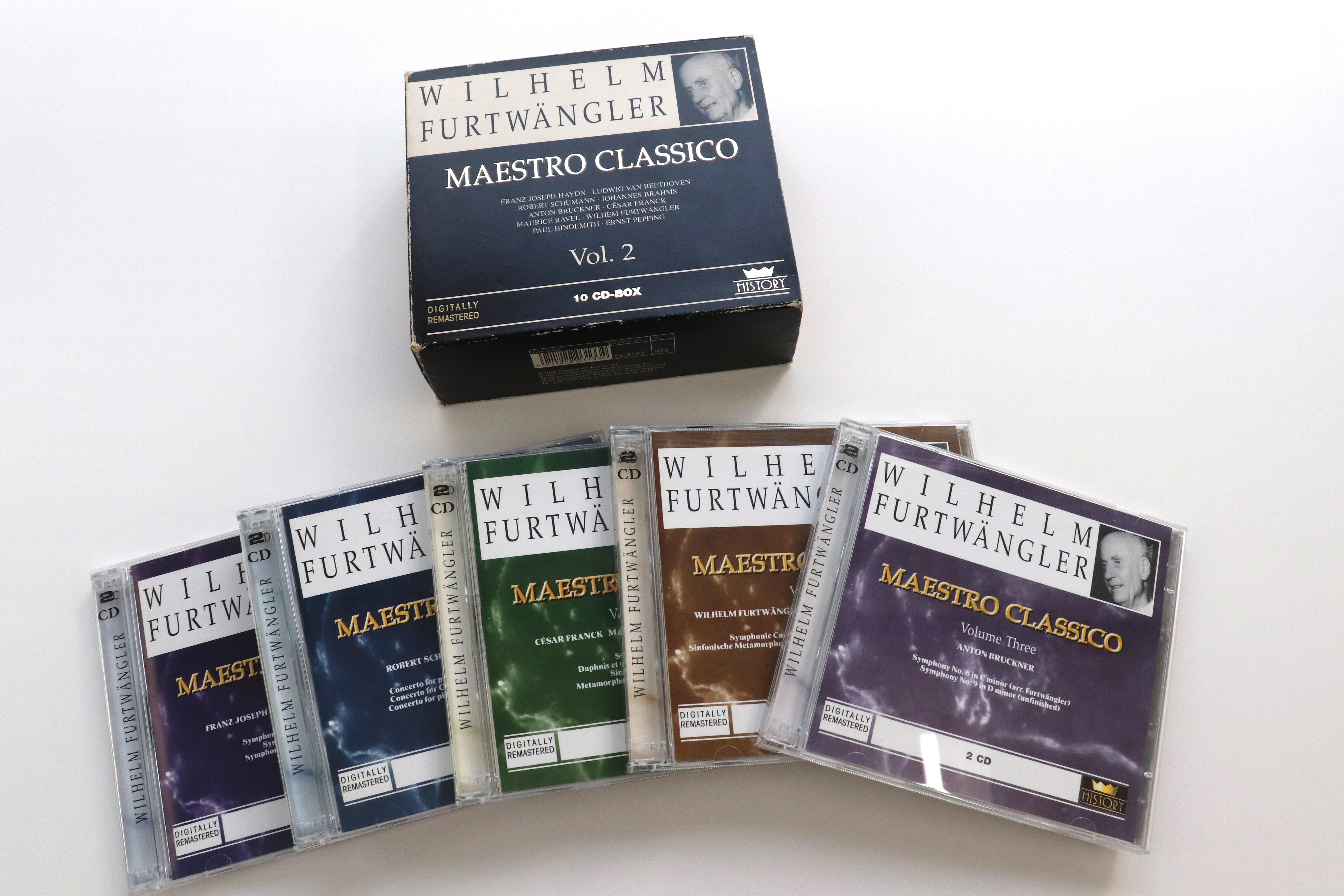 

CD WILLIAM FURTTWANGLER - Maestro Classico Vol.2 203133 INTERNATIONAL Japan Classical Used