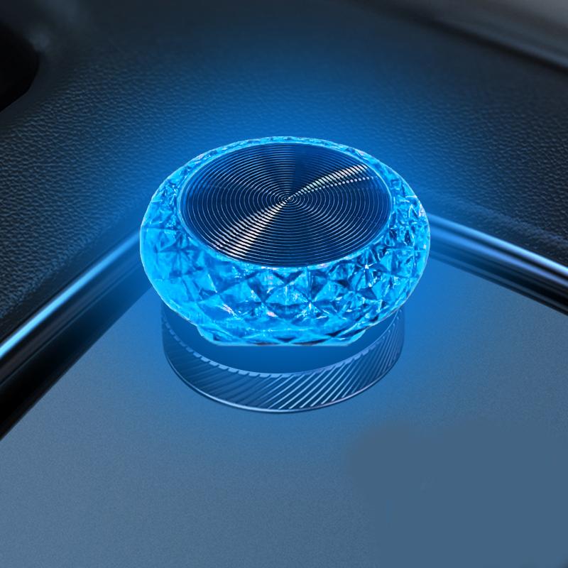 

Автомобильные USB-лампы окружающего освещения Портативные мини-светодиодные атмосферные лампы Декоративное внутреннее освещение для автомобиля и компьютера, окружающее освещение 1 PCS Ice blue
