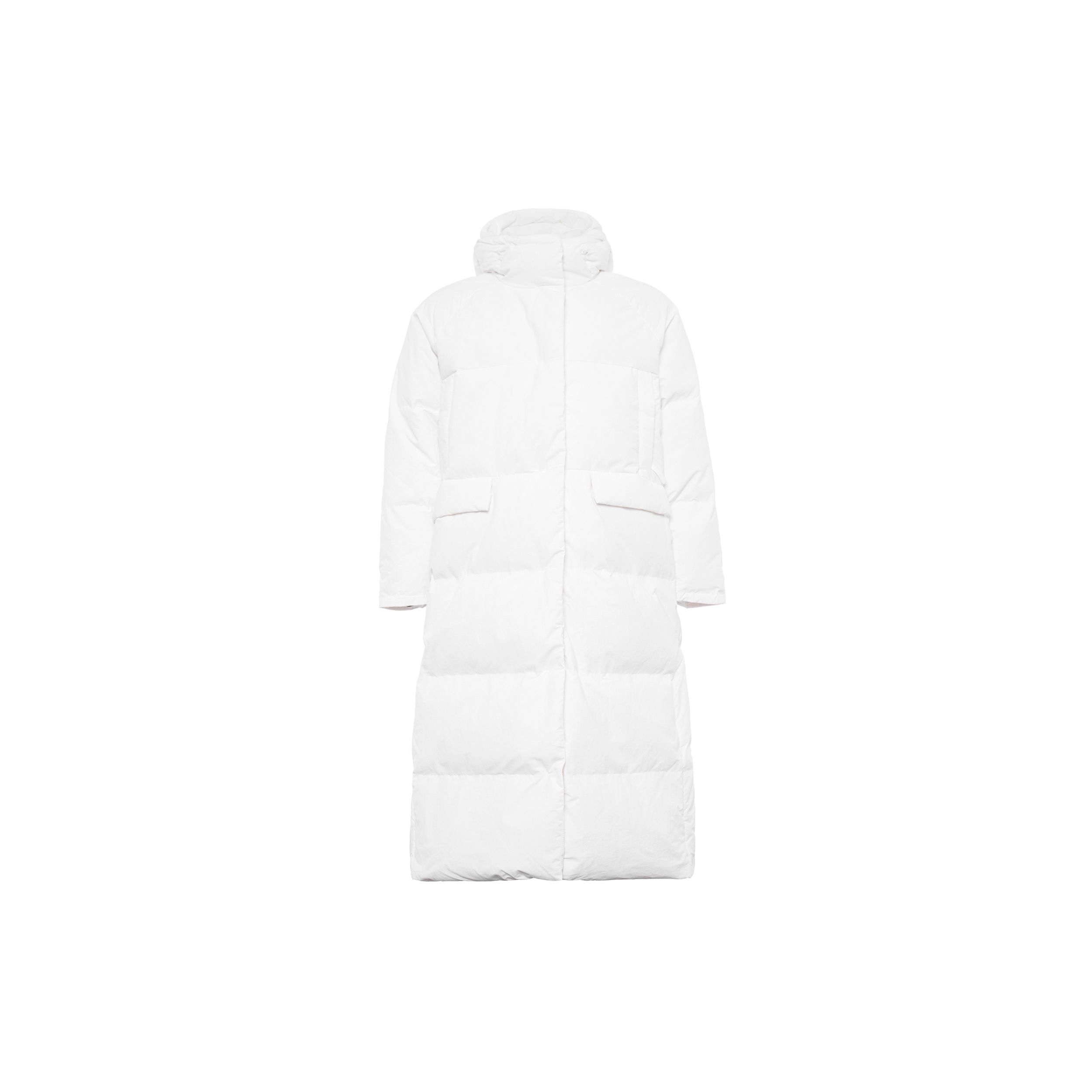Adidas 530 Plain Long Sports Casual Hooded Down Jacket Women White IK3158 XL