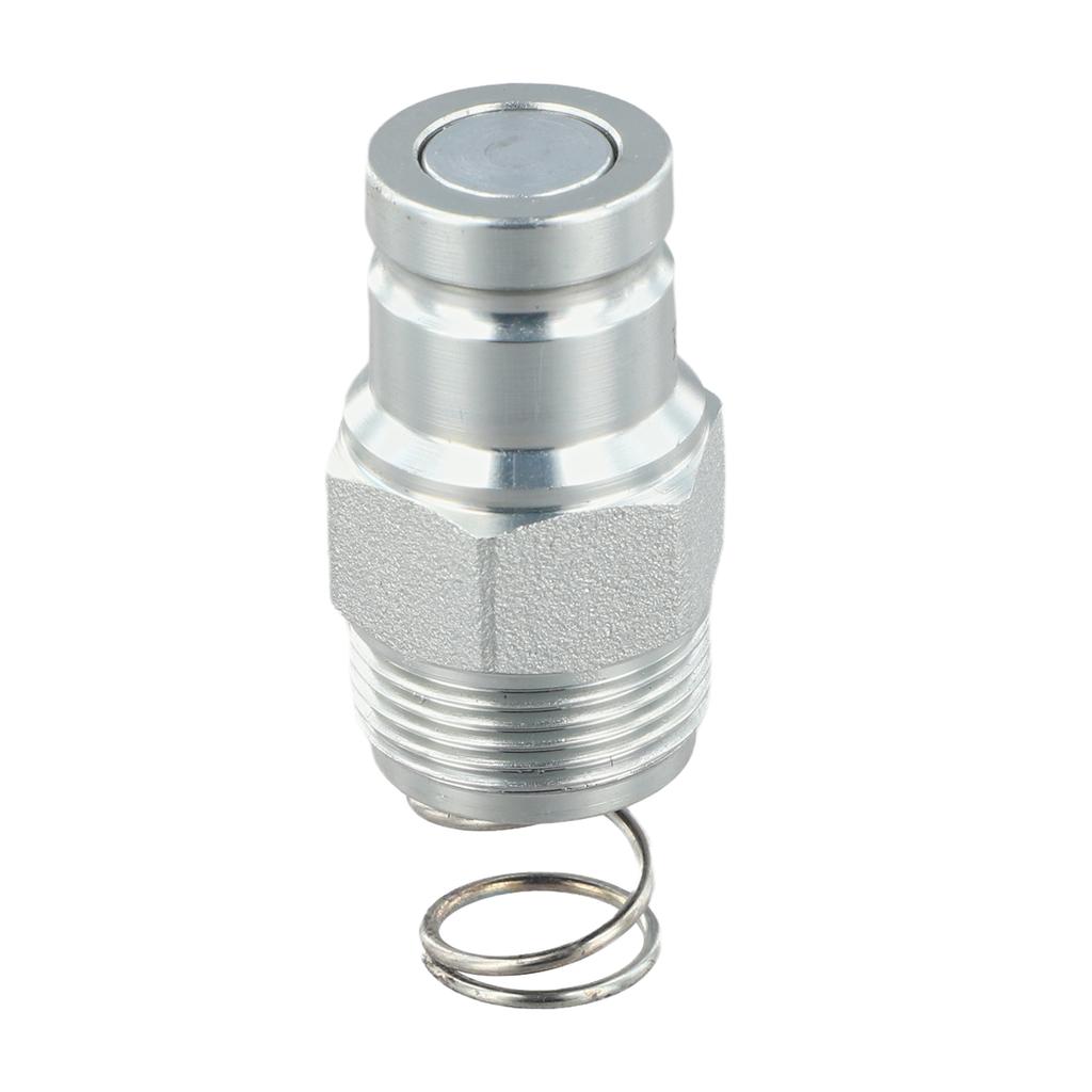 Hydraulic Quick Coupler 3/8 Inch Male Flat Face for Bobcat Loaders 753 763 773 863 A220 A300 A770 Part 7246798