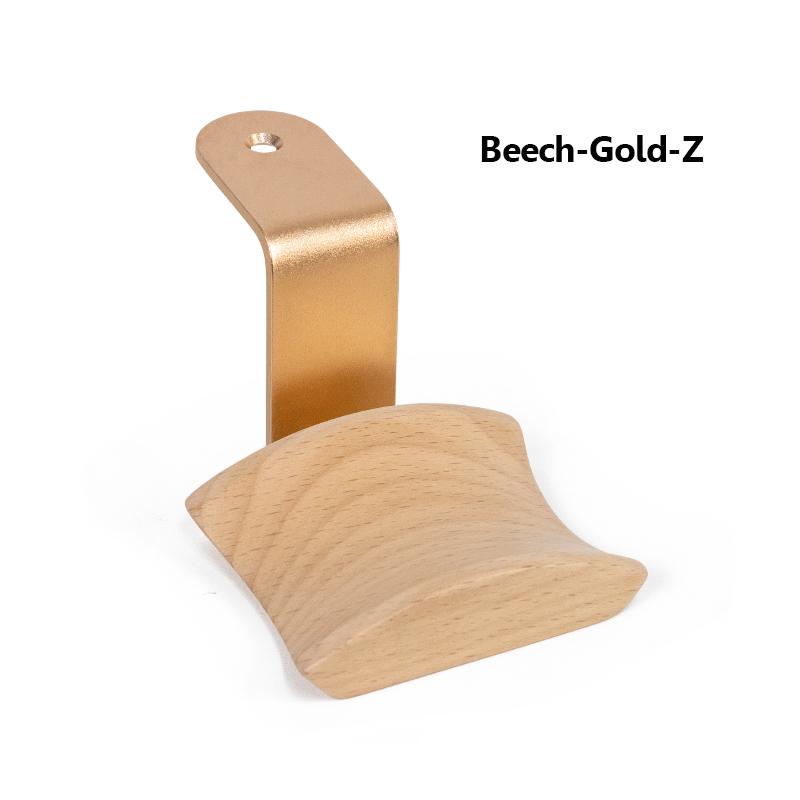 Universal Headphones Stand Solid Wood Gaming Headset Hanger Walnut Beech Maple Wooden+Aluminum Alloy Head-mounted Earphone Holde