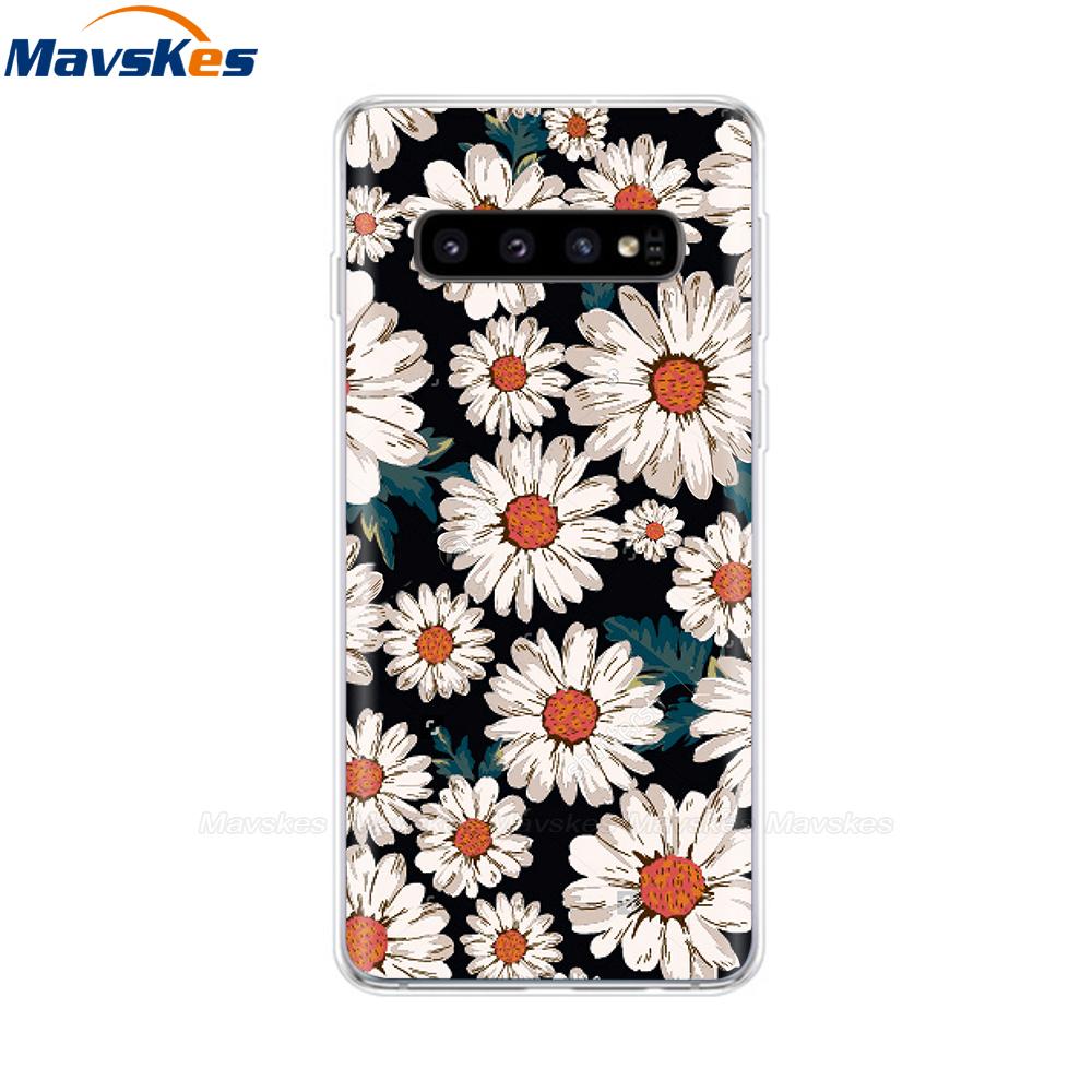 La più recente custodia stampata in TPU per Samsung Galaxy S10 S10 + Coperture del telefono per Samsung S10 Plus S10e Custodie Cover posteriore Paraurti Fundas Coque