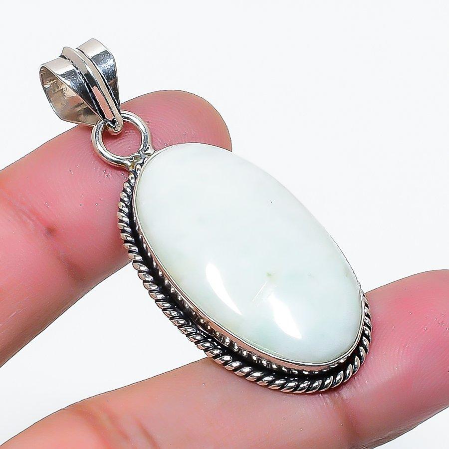 Natural Hememorphite Gemstone Handmade 925 Sterling Silver Pendant 1.77  AP-15781