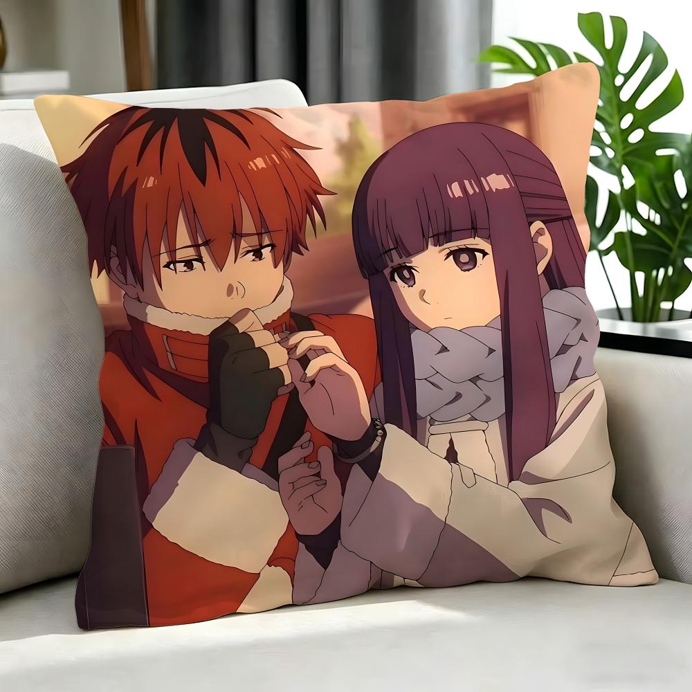 anime Frieren Beyond Journeys End Cushion Cover Cushion Cover Set Pcs x x x Pillowcase Decorative Sofa Home Decor