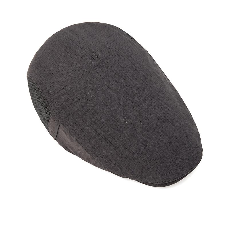 Cappello estivo da uomo in rete traspirante parasole berretto visiera berretto da giornalaio ad asciugatura rapida stile britannico