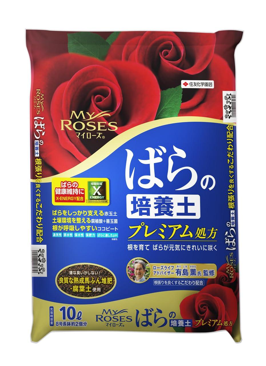 

Sumitomo Chemical Садовая почва My Rose Почва для роз 10 л Роза Премиум Формула Компост Листовой перегной