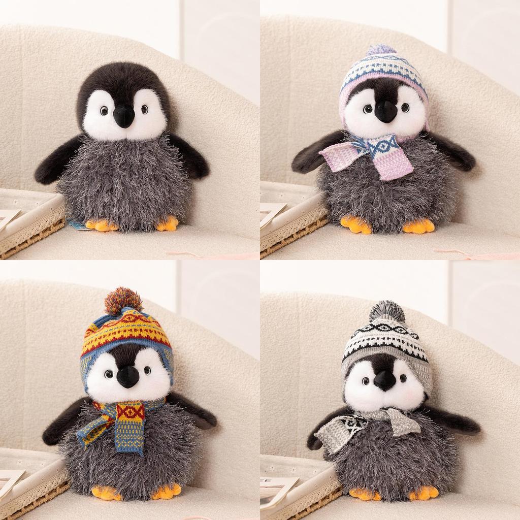 Cute Penguin Plush Toy With Hat For Kids And Childrens Birthday Gift