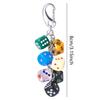 Dice Keychain Decorative Dice Key Ring Bag Jewelry Pendant Fashion Decoration For Women Men Wallets Backpack Travel Daily