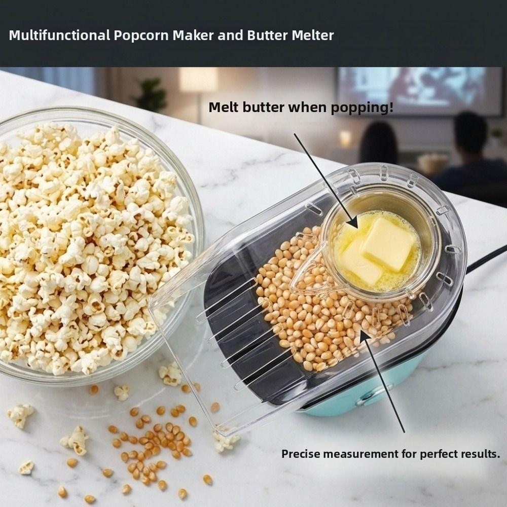 Automatic Hot Air Popcorn Popper High Popping Rate Corn Machine  Kids Birthday