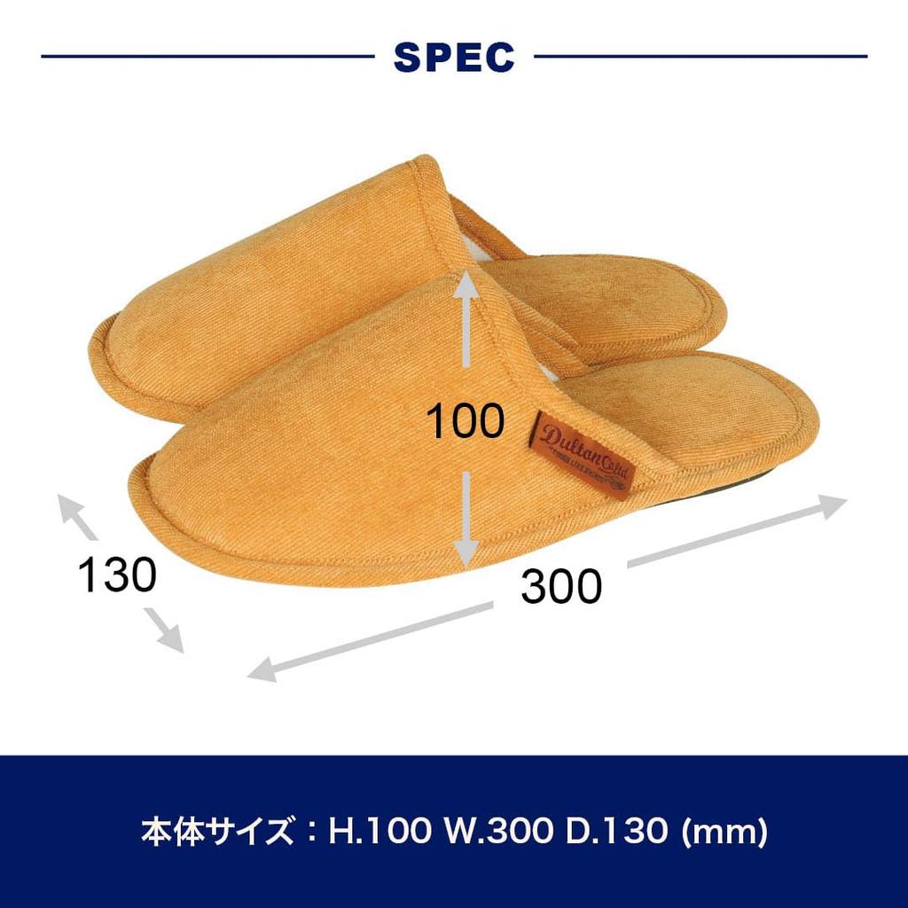Slippers CORDUROY SLIPPERS EV Beige [Dulton] 25~28cm