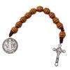 Legierung Gefertigtes Rosenkranzarmband Inklusive Kruzifix und Benedikt Design Gebetsperlen Handgelenkzubehör Bequemes Accessoire