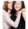 Swins Surr Swins Left Surround Mercerized Stylish Swan Embroidery Pullover Beautiful Casual Tunic Fashionable Knit 9 No Swan Black Women's Sweater,