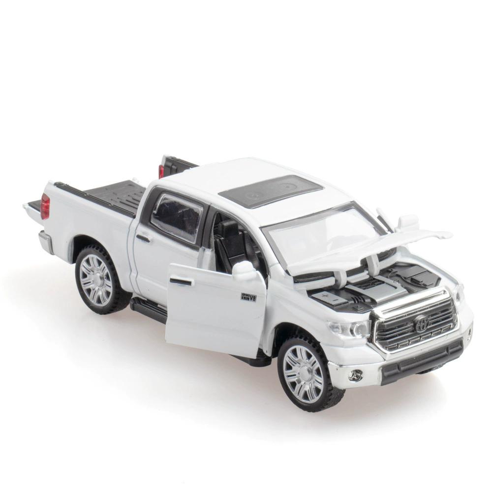 1:32 Tundra Raptor F150 Pickup Toy Car Model Miniature Pull Back Doors Opened Sound & Light Truck Models Collection Gift For Boy
