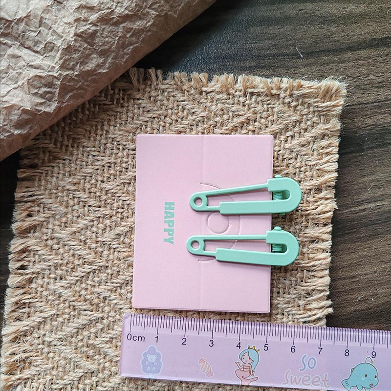 2pc Kroean Good Bright Color Hairpin Hairgrip Hair Clips for Girls Women Kids Childs Vintage Crab for Gift Hair Accessories