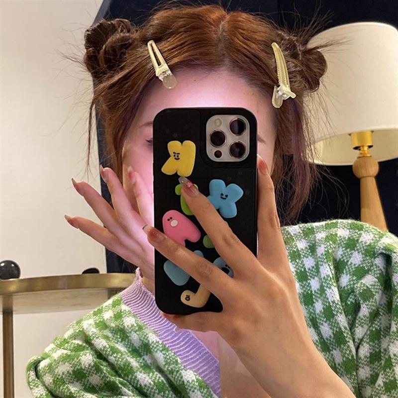 2Pcs Frosted Duckbill Clip Colorful Fix Hair Hairpins  Bangs Clip Hairdressing Hairpins Barrettes Headwear Accessories