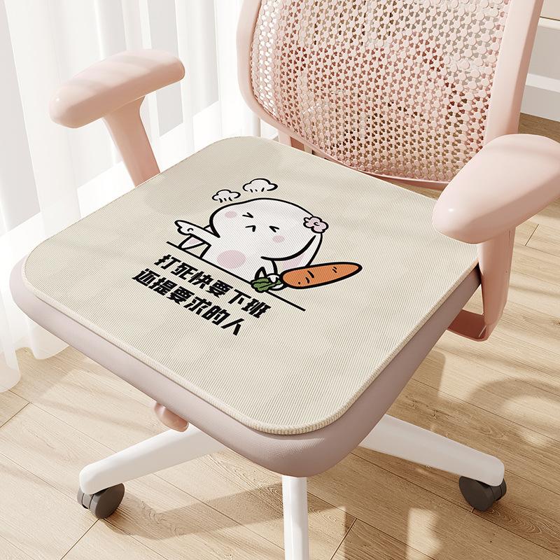 Cartoon Cute Four Season Cushion, Cooling Pad, Home Office Seat Cushion, Easy To Wash and Clean