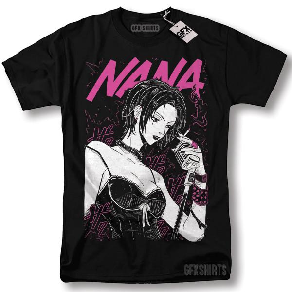 Футболка Нана Осаки Blast Black Stones Аниме Манга Косплей Футболка XXXXL
