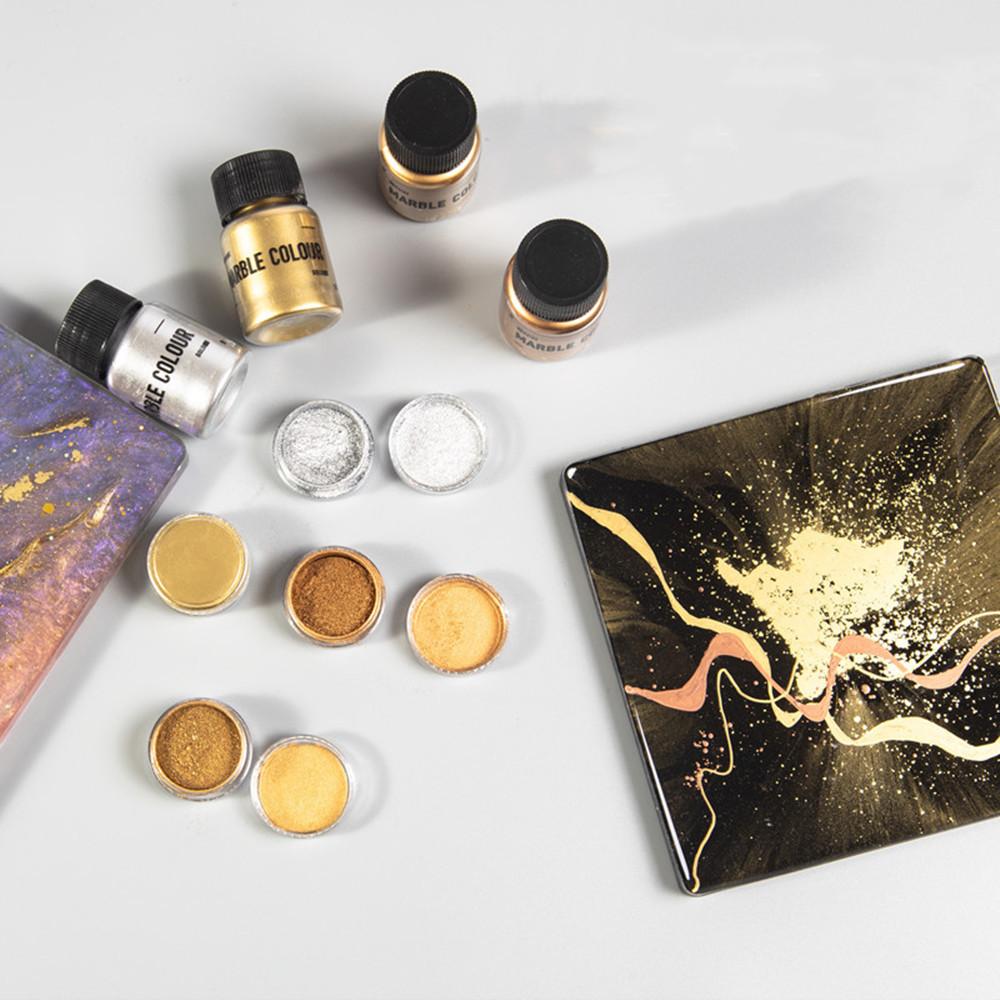 0.5-15g Shimmer Metallic Gold Silver Color Pigment Pearlescent Colorant Pearl Pigment Dye UV Resin Epoxy Colour Jewelry Making