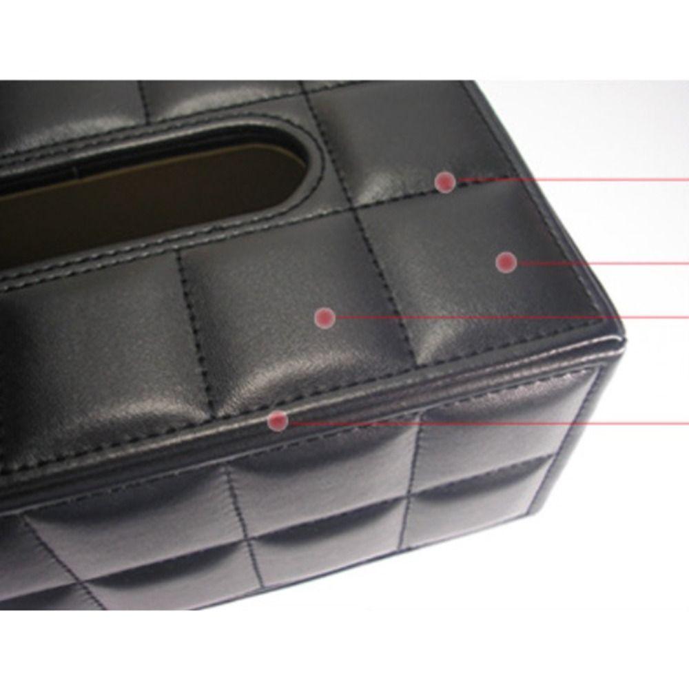 Leather Tissue Storage Box Multi-functional Napkin Dispenser Creative Paper Towel Case  Bedroom