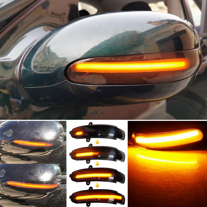 For Mercedes Benz E Class W211 S211 2002-2007 G Class W463 LED Side Wing Dynamic Turn Signal Light Rearview Mirror Indicator
