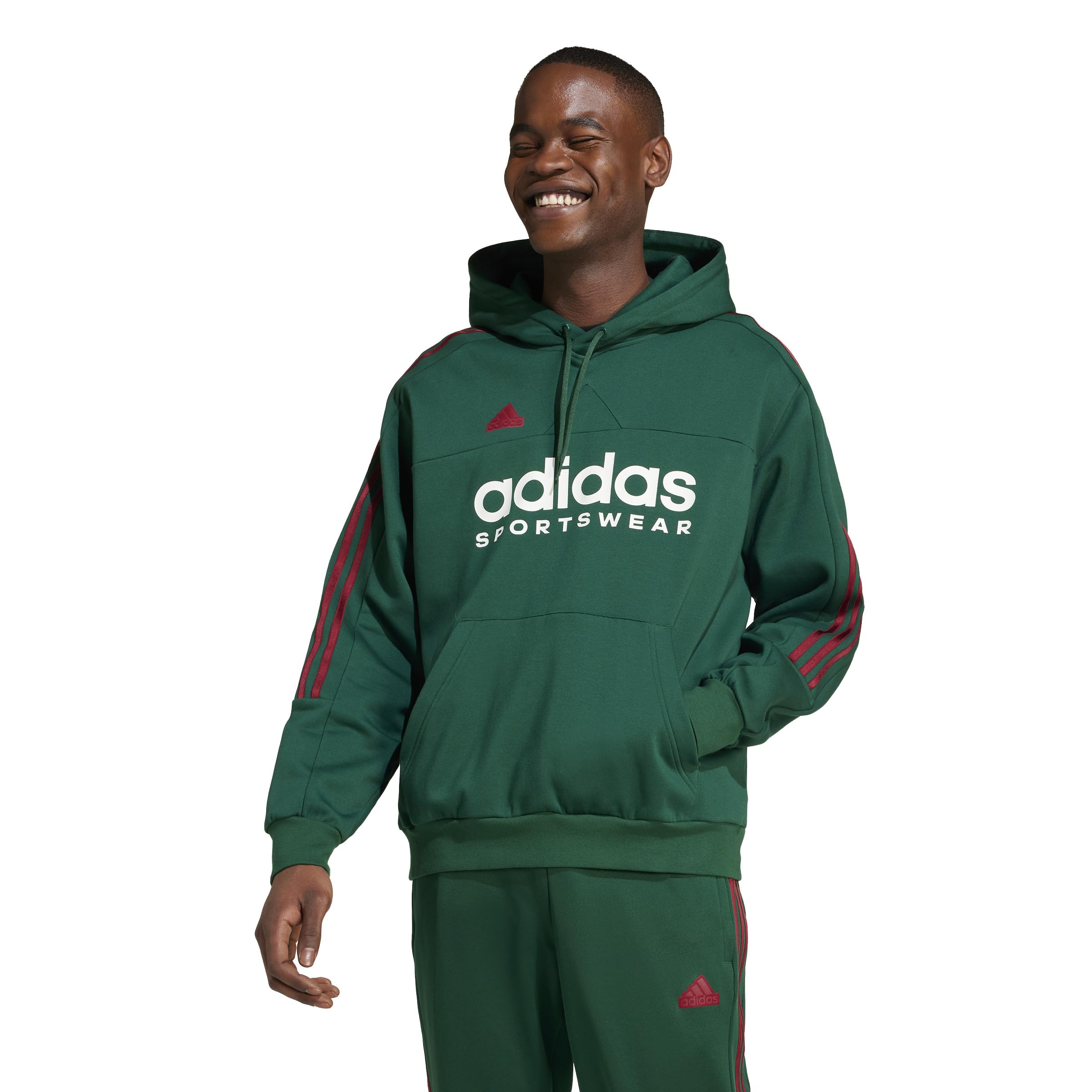 

Мужское худи Adidas House of Tiro Nations Pack (JNW83) в темно-зеленом/бордовом/облачно-белом (IY4521)