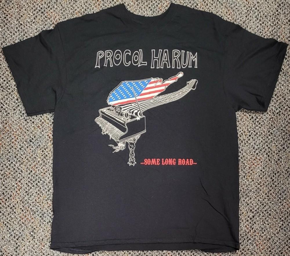 Vtg Procol Harum Band Short Sleeve Cotton Black All Size T Shirt For Men TR327 Unisex T-Shirt S