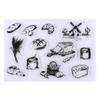 Retro Icons Silicone Stamps for Journals, DIY Photo Albums, and Card Decoration
