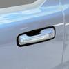 For -2025 Dodge Ram 1500 Gloss Black Exterior Door Handle Bowl Cover Trim 8P
