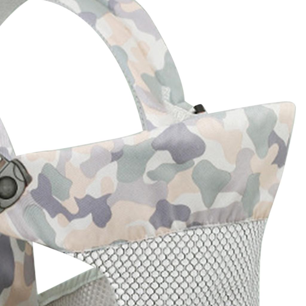 Babytrage, atmungsaktiv, vorne und hinten, Kopfstütze, verstellbar, tragbar, Wickeltuch für Neugeborene