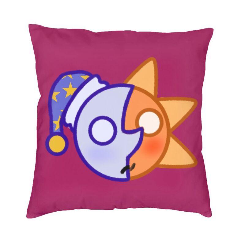 Sundrop And Moondrop Throw Pillows Case Living Room Decoration FNAF Security Breach Outdoor Cushions Cover Square Pillowcase