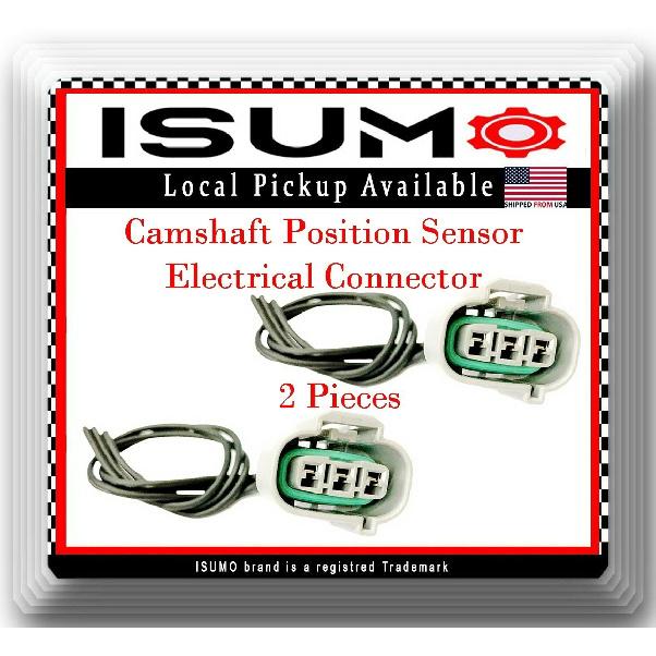 2 Pcs Camshaft Position Sensor Electrical Connector Fits Hyundai Kia 2006-2015