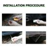 4pcs Universal Black Car Modified Rear Bumper Diffuser Spoiler ABS Rear Bumper Lip Diffuser Anti-collision