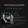 Non-slip Breathable Massage Car Steering Wheel Cover for All Seasons