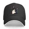 Wide Eyed Tuxedo Cat Portrait Sandwich Baseball Cap Sun Cap Outdoor Workouts Hat