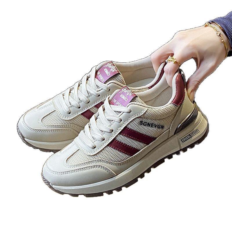 Sko damesko 2025 ny vår lett myk såle ikke slitne føtter Forrest Gump sko plattform pappasko reise allsidig