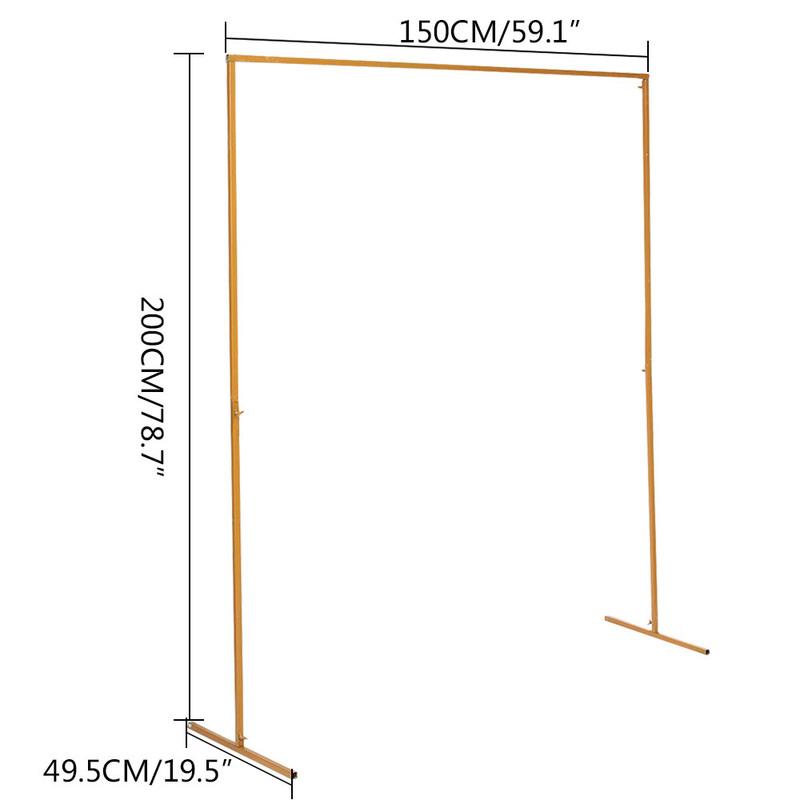 Wedding Metal Arch Iron Flower Balloon Backdrop Venue Decoration For Wedding Party Birthday Application Decor