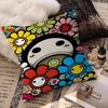Cuscino Decorativo Felice Raccolto Autunnale Decorazione Festiva Copricuscino Design Fiore T-Takashi Foglia d'Acero M-Murakami