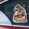 S40225# Couple Of Wolves Stickers On The Car Funny Vinyl Decal Waterproof Decoration For Rear Window Car Sticker