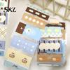 Soft Color Tape Writable Labels Washi Roll, Decorative Patterns Art Craft Smudge Proof Sticker Masking for Scrapbook, Journals, Planners, Card Making