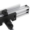 Table Saw Fence Set Black Silver Aluminum Alloy with Fine Adjustment Knob 800mm/1000mm