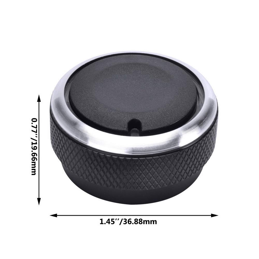 3PCS Car Air Conditioner Heat Control Switch Knob AC Knob Fits Toyota Vios 2002-2006 Yaris