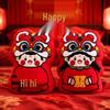 Red Festive Wedding Dolls - Bed-Pressing Cushion Gift for Newlyweds Decoration