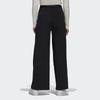 Adidas Originals Women's Mid-Rise Loose Fit Striped Breathable Woven Track Pants Black White GN3169