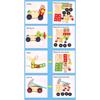 Giocattoli Educativi Montessori per Bambini Set Gioco di Ruolo Cassetta degli Attrezzi in Plastica e Legno Bambini Montaggio Dadi e Viti Strumento da Falegname di Simulazione