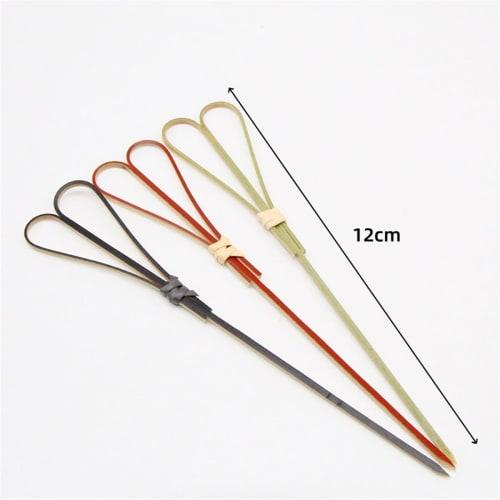 SITEDAN Cocktail Picks, Disposable Bamboo Fruit Picks, 100 Pieces, Scissor-Shaped, for Appetizers, Sweets, and Toothpicks, Perfect for Cafes, Food Dec